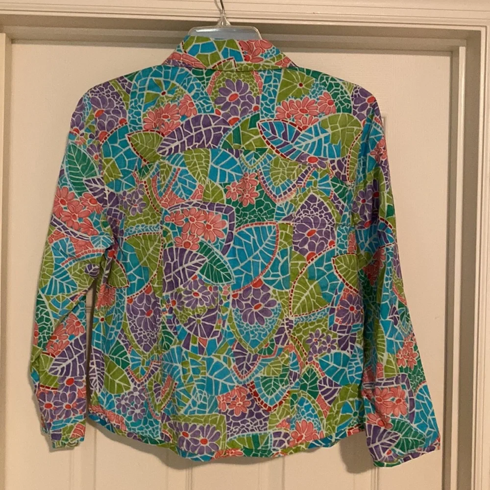 So Many Pastel Summer Colors Lightweight Jacket Pm - Picture 4 of 4